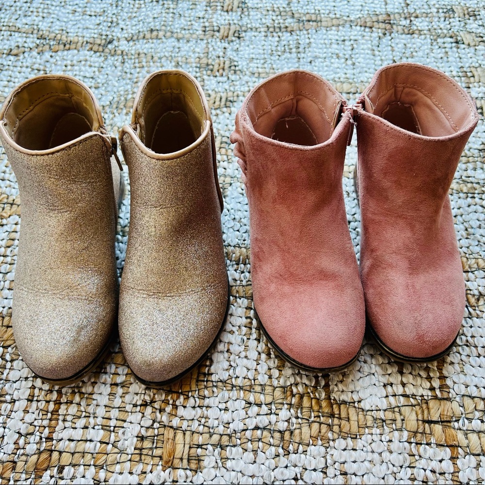 Little girls size 10 cat & jack booties 💕